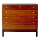 Design Wood Chest of Drawers, Ennio Fazzoli for MIM Roma , Italy 1960s