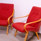 Pair of midcentury armchairs by Jaroslav Šmídek for JITONA, 1960´s