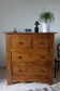 Rustic chest of drawers in fir wood