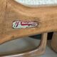Ancienne paire de chaises Baumann traîneau vintage