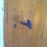 Ensemble grandes portes double  de placard ancienne moulurée