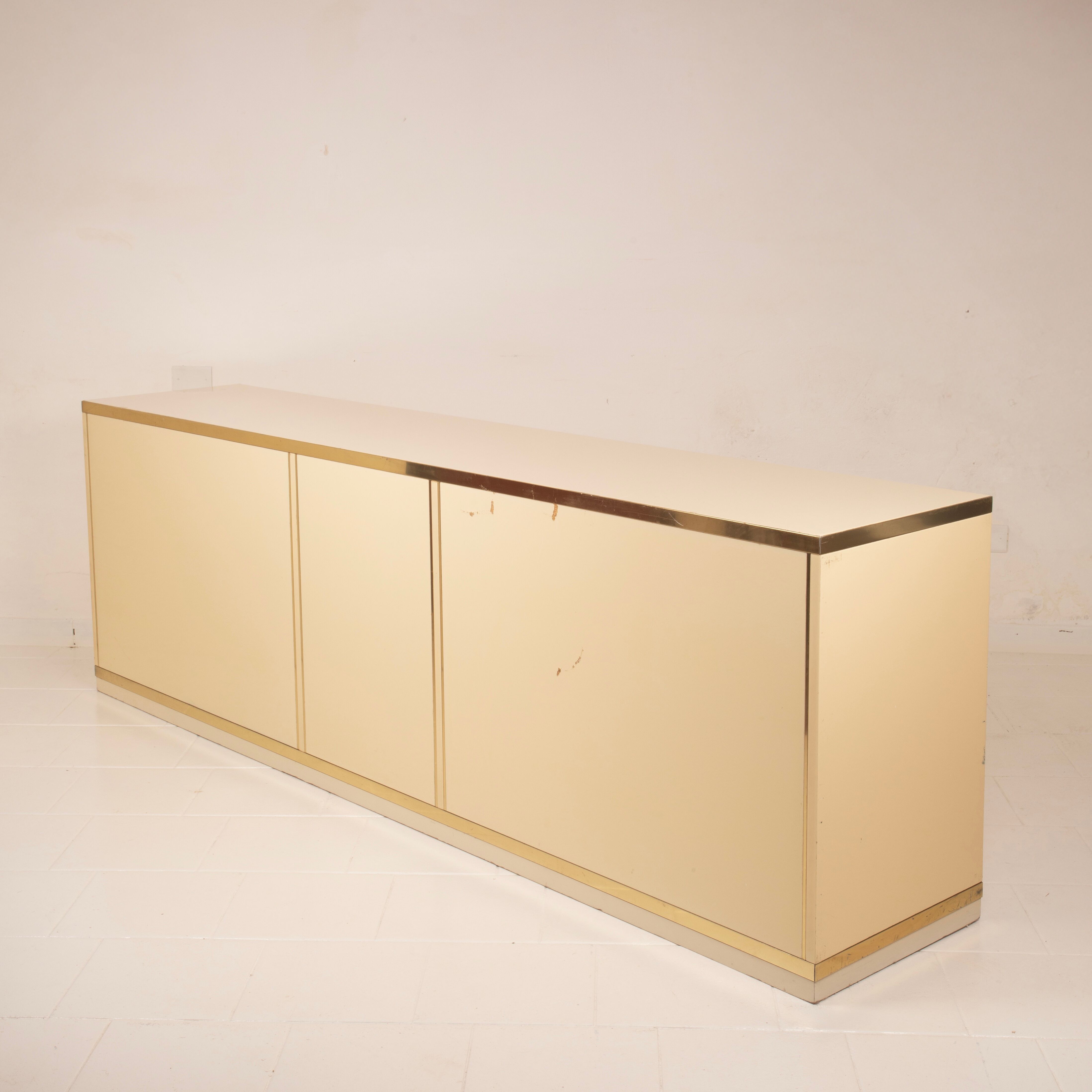 Willy Rizzo Hollywood Regency Sideboard for Mario Sabot 1970