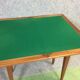 Table à jeux des années 50 en marqueterie