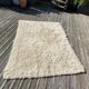 Vintage wool shaggy rug 230x180cm