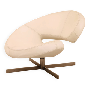 Fauteuil en cuir Nuage, Roche BoBois,