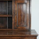 Large English antique oak kitchen cabinet / dresser from the 18th century