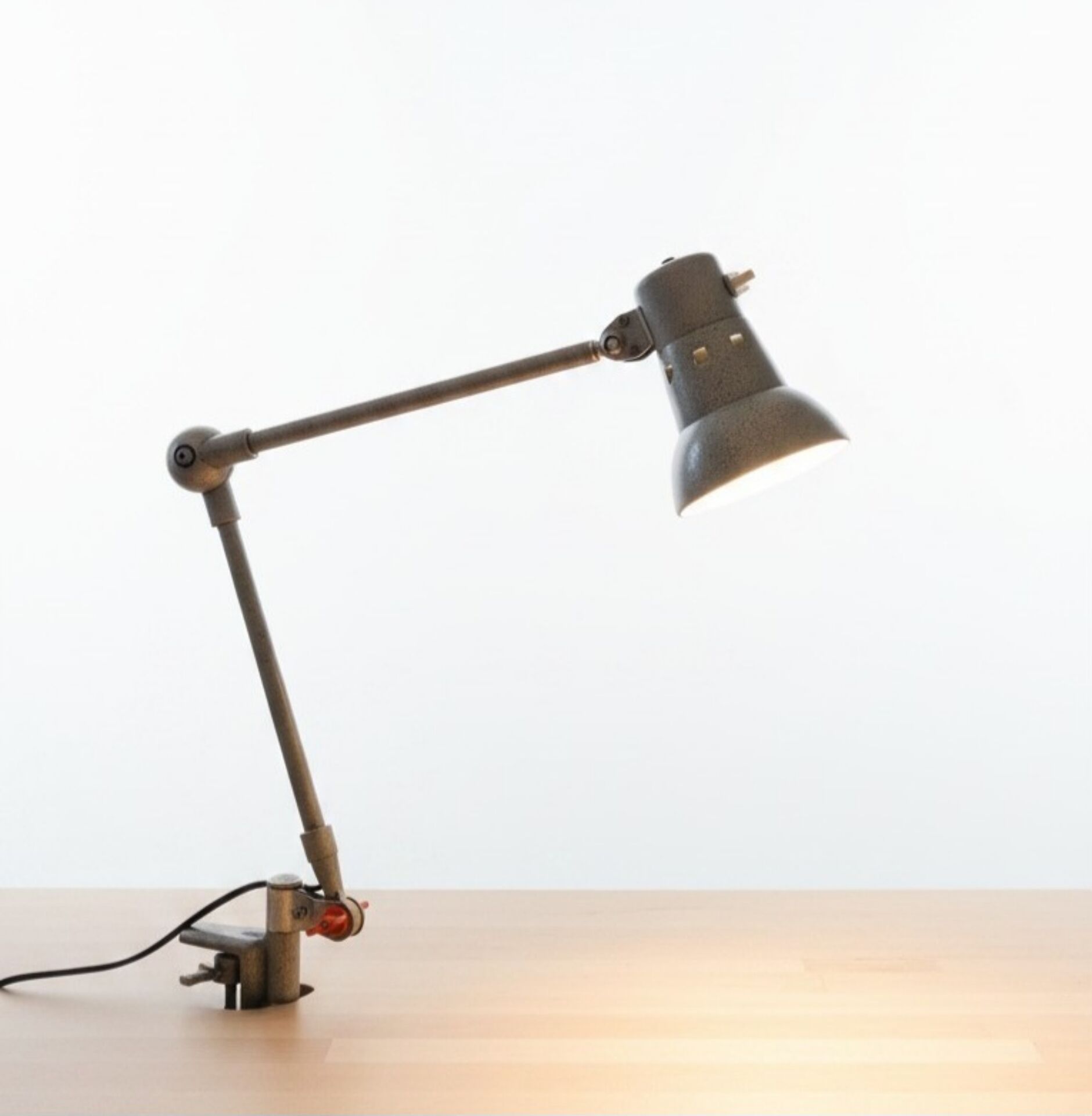 Vintage industrial architect lamp lumina – 1950s/60s