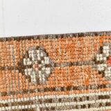 3x14 Long Hallway Runner Rug, Soft Orange Bohemian Wool Runner, 81x429Cm
