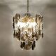 Large smoked glass citrus chandelier by j.t. kalmar