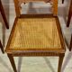 Canned chairs X 8, Louis XVI style, early XX, stamped Flandrin Paris