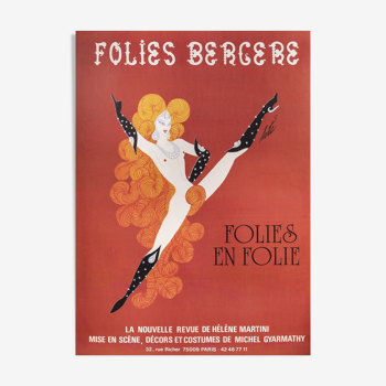 Poster Folies Bergere - Folies en Folie!