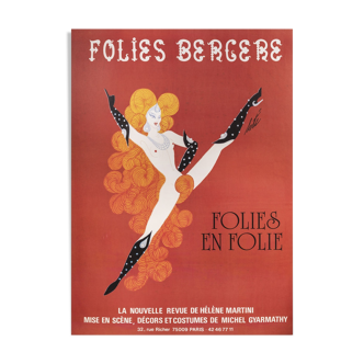 Affiche Folies Bergere - Folies en Folie!