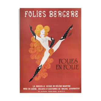 Poster Folies Bergere - Folies en Folie!