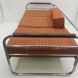 Chrome Bauhaus Robert Slezák 3-seather sofa, 1940s