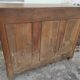 Old Parisian buffet in rustic oak 2 drawers 2 doors vintage country storage unit