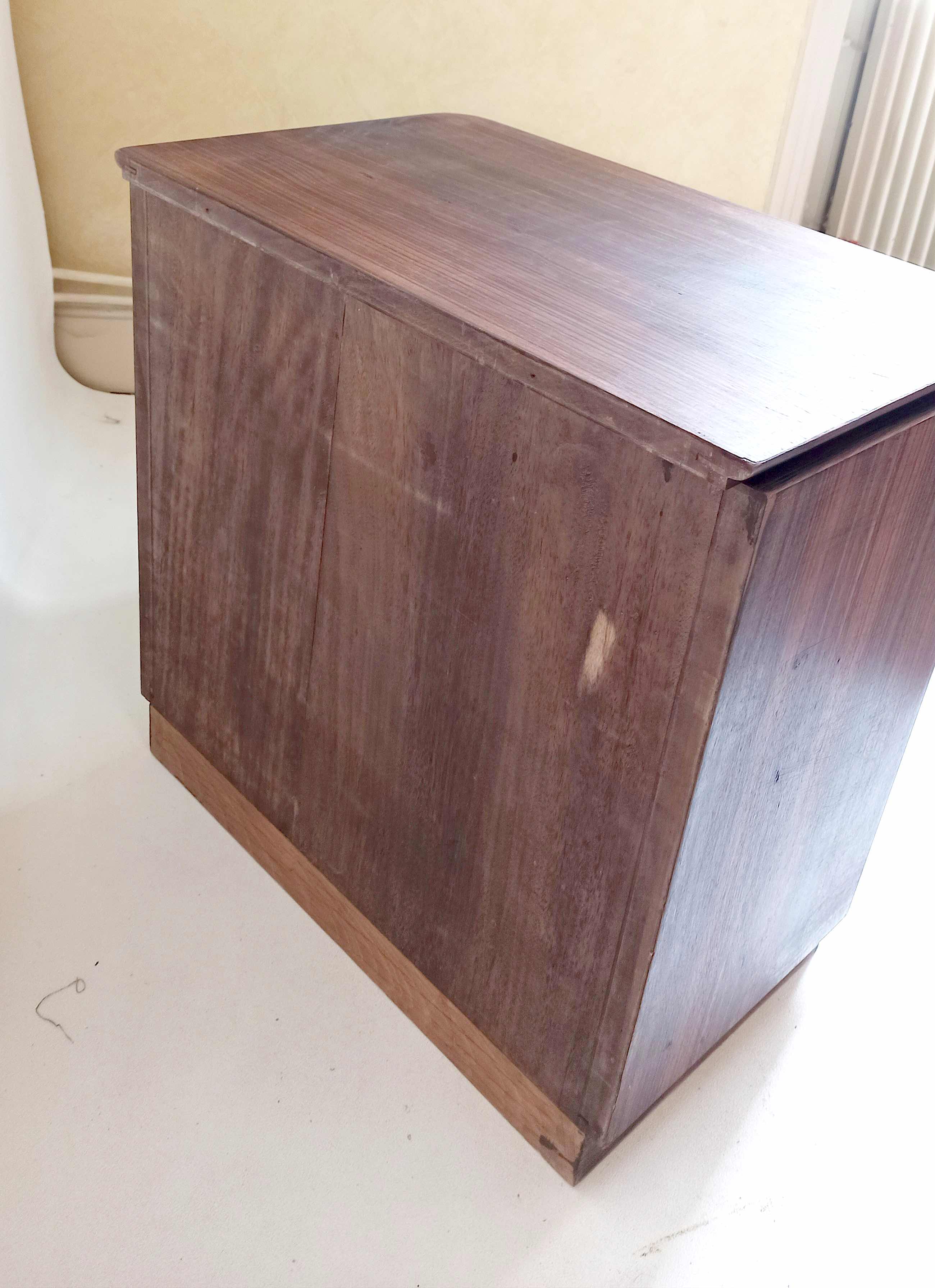 Meuble art déco bois macassar