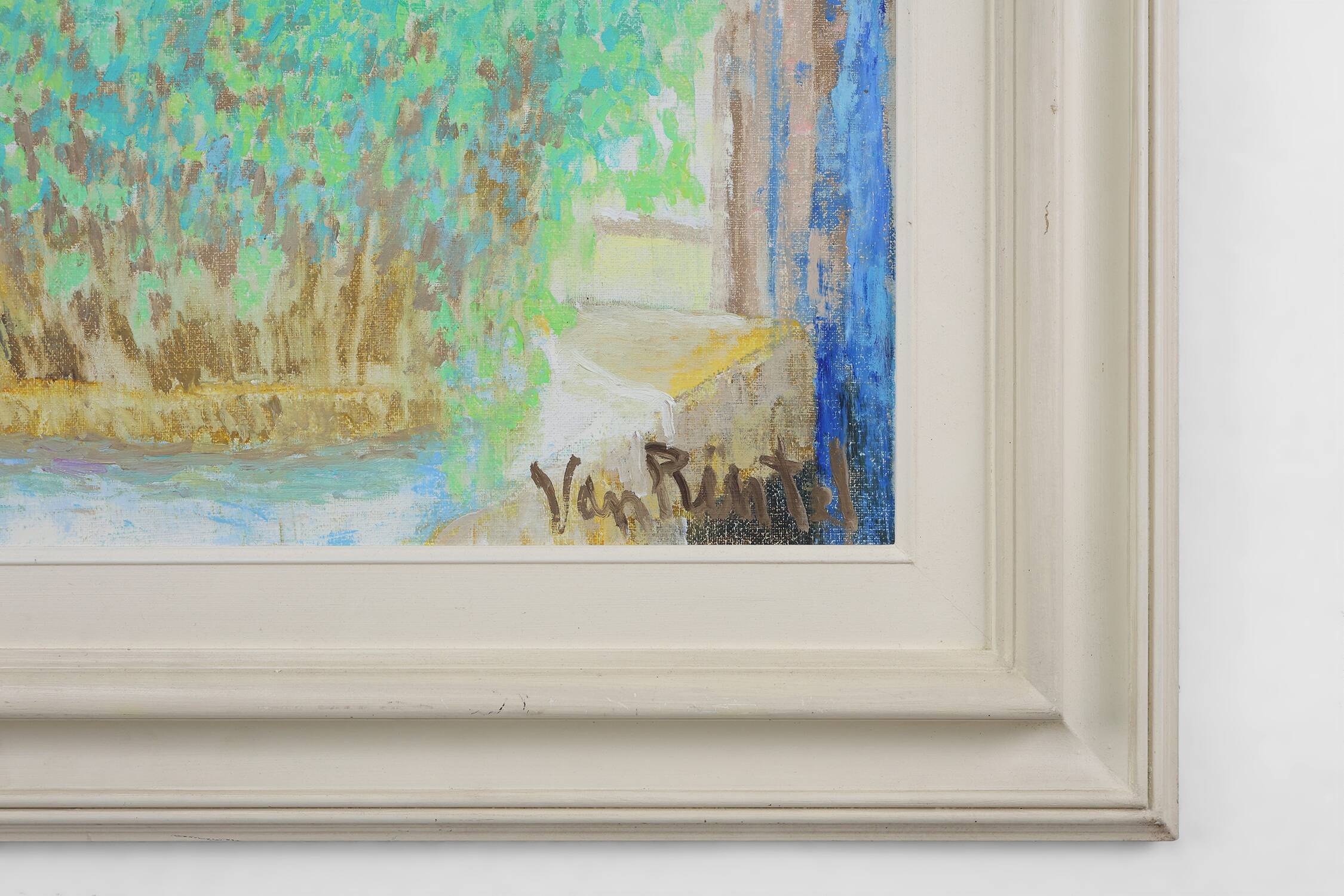 Oil Painting by Belgian artist Theo van Rintel, ca. 1960