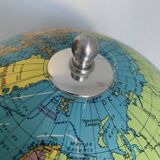 Vintage 1985 terrestrial globe Taride wood - 37 cm
