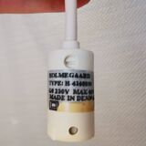 Small glass hanging lamp made at Holmegaard Glassworks Denmark in 2001.