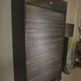 "Ronéo" 1950s Metal Shutter Filing Cabinet
