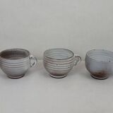 5 Tasses à café en grès Ratilly / Pierlot