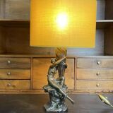 Bronze lamp from the early 20th century