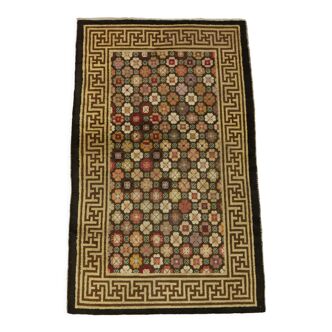 Tapis ningxia chinois fait main antique