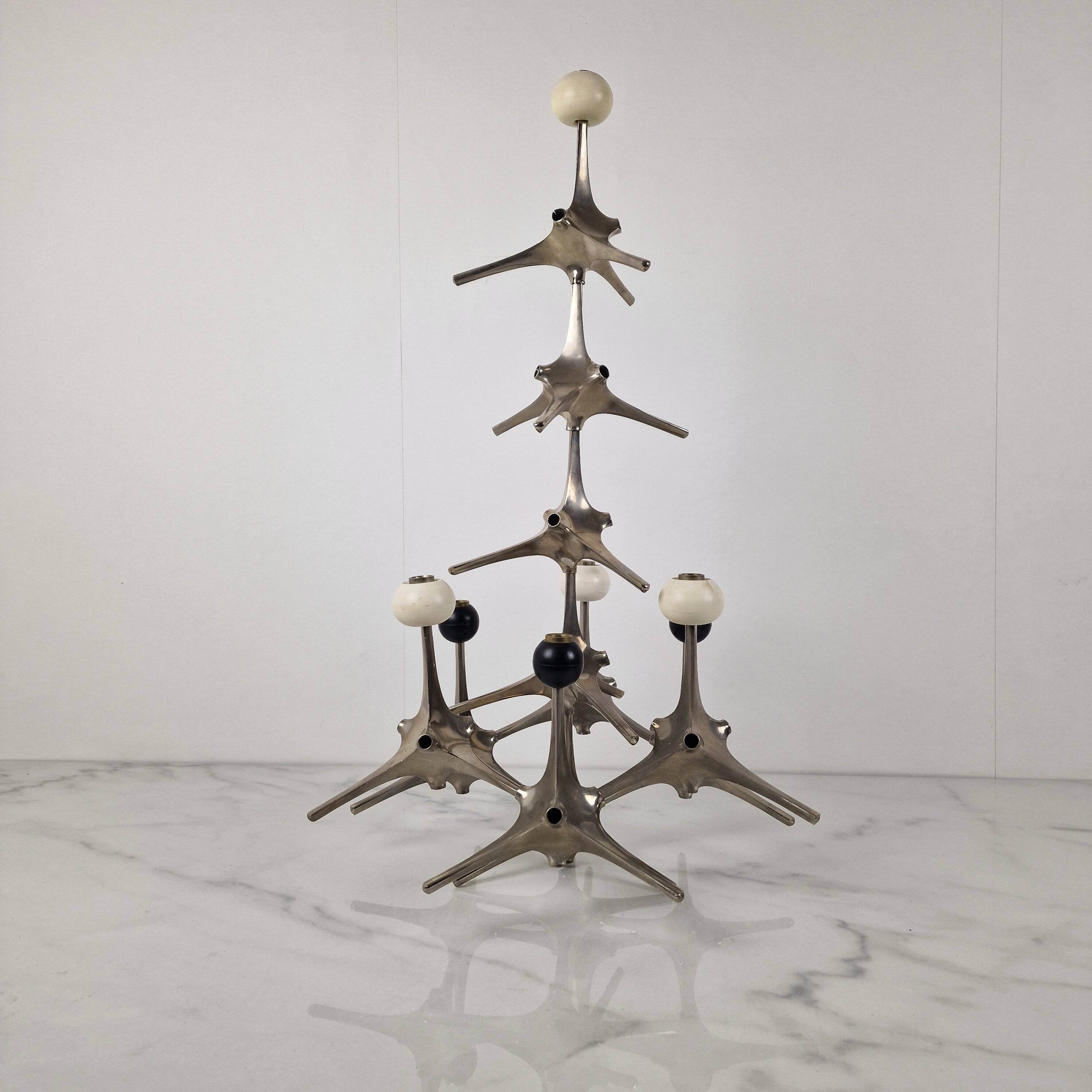 Iconic Modular Candleholder by Caesar Stoffi & Fritz Nagel, Germany, 1960s
