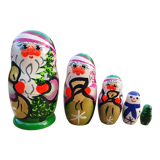 Poupée russe "père noël"