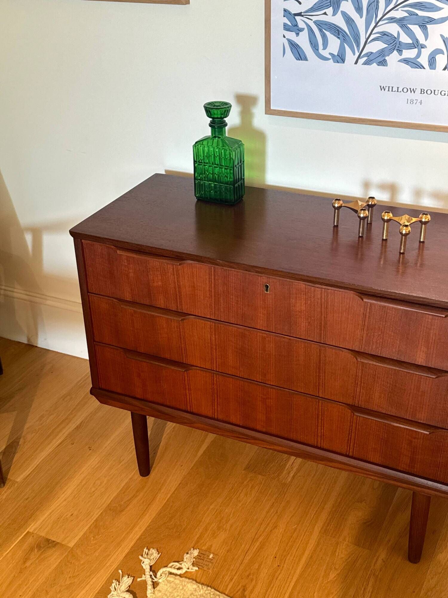Vintage Scandinavian "Ingrid" teak chest of drawers