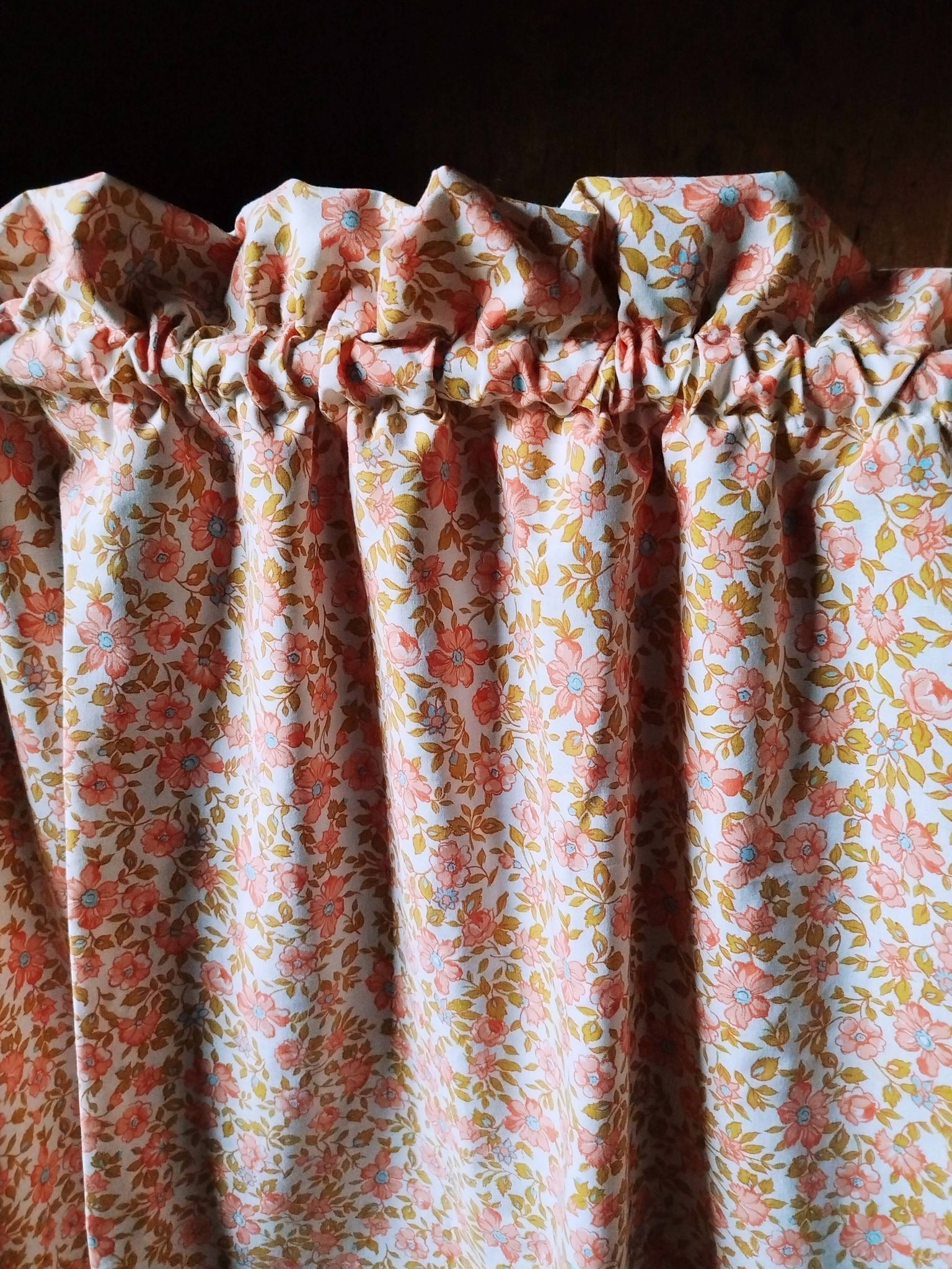 Very terracotta curtain