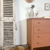 Commode vintage terracotta