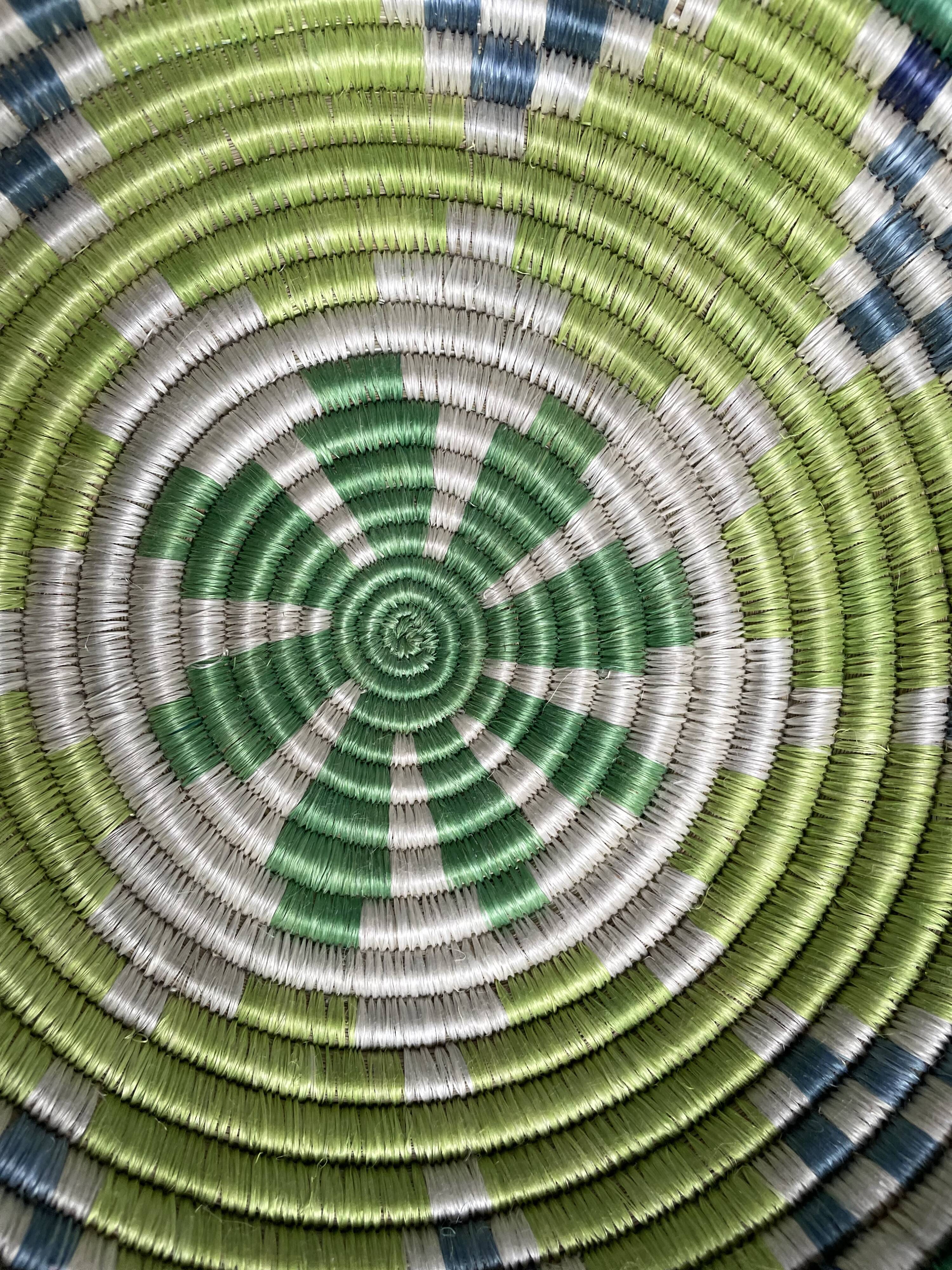 African spiral fruit basket