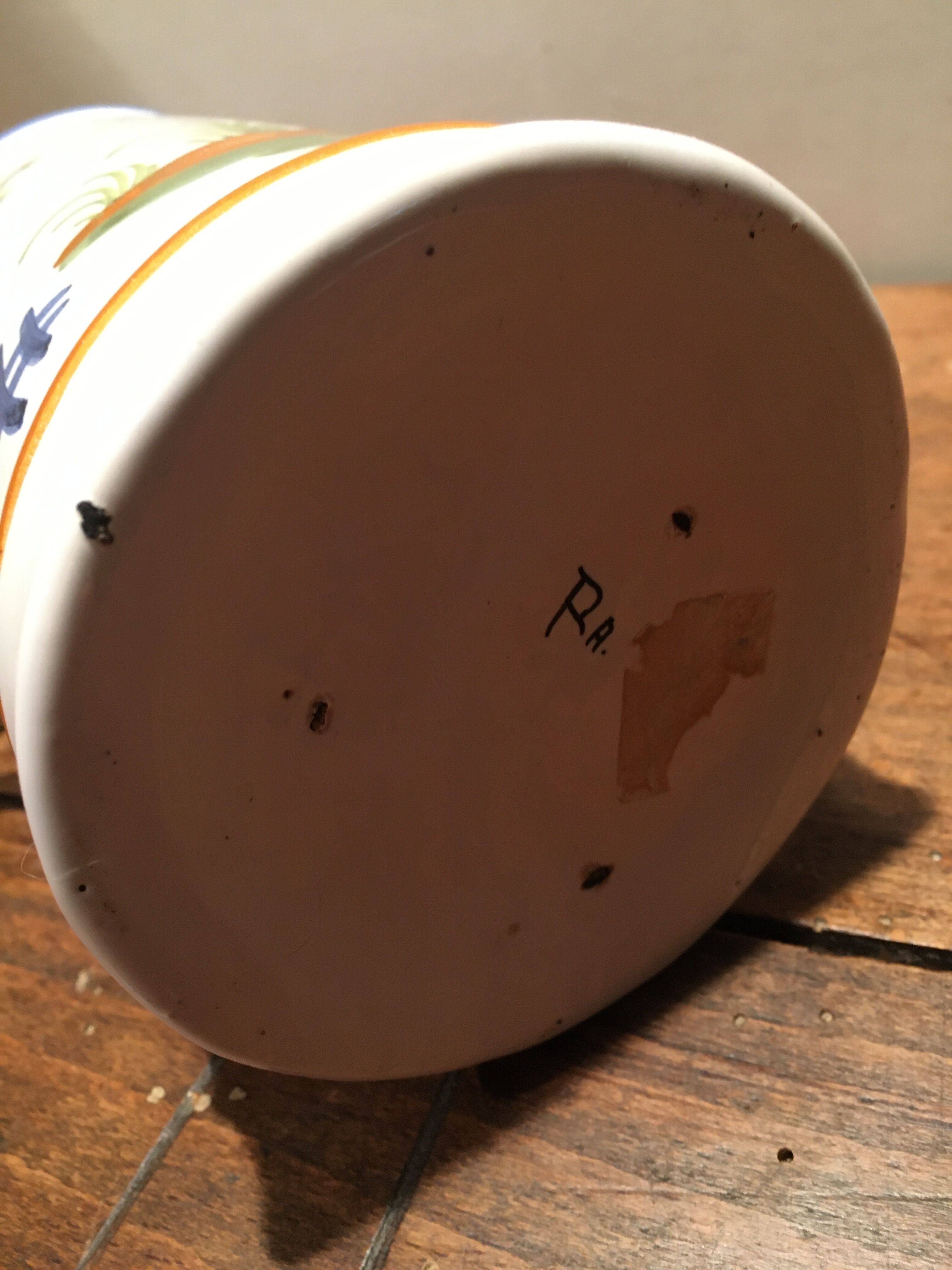 Liqueur bottle "Pineau" earthenware