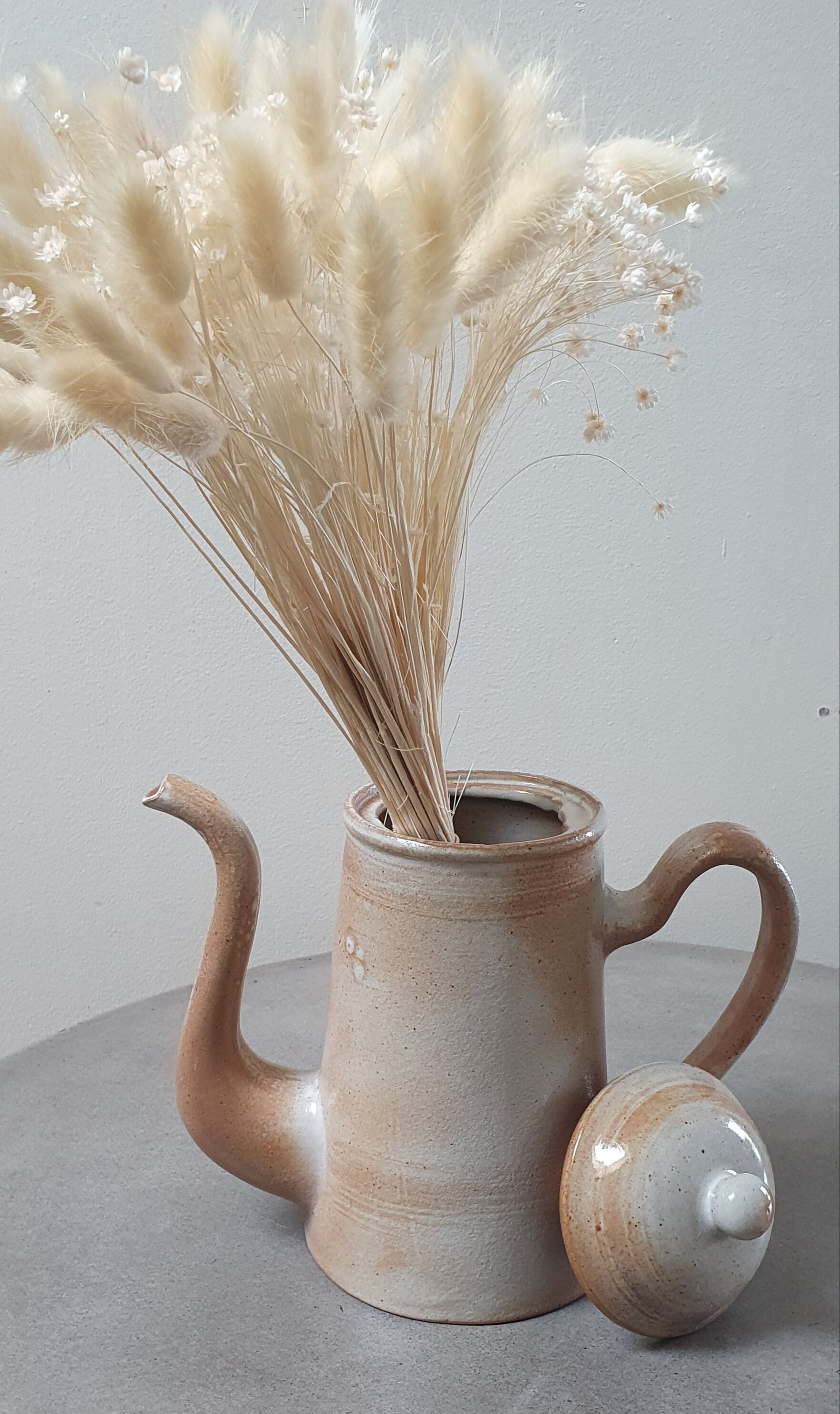 Stoneware coffee pot