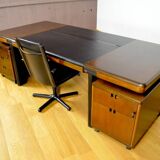 Huge Executive Desk Faram Italy Vintage Edition 1980