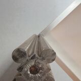 Aluminium coffee table with smoked glass by Georges Ciancimino, 1970.