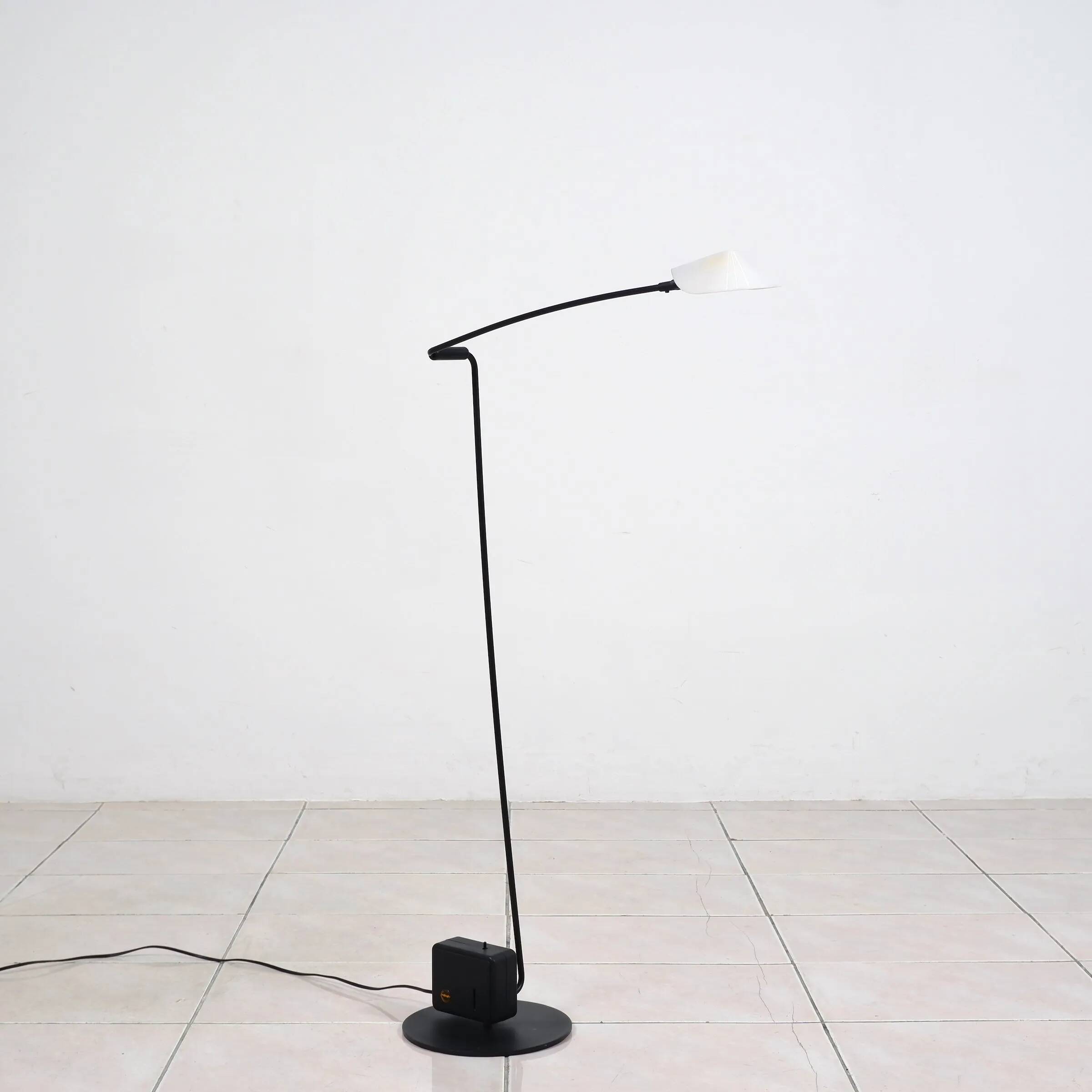 Set of 2 "Ambra" floor lamps by Valenti, Italy