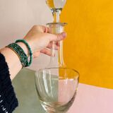 Chic vintage glass carafe