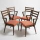 Set of Czechoslovak mid-century chairs, 1970s