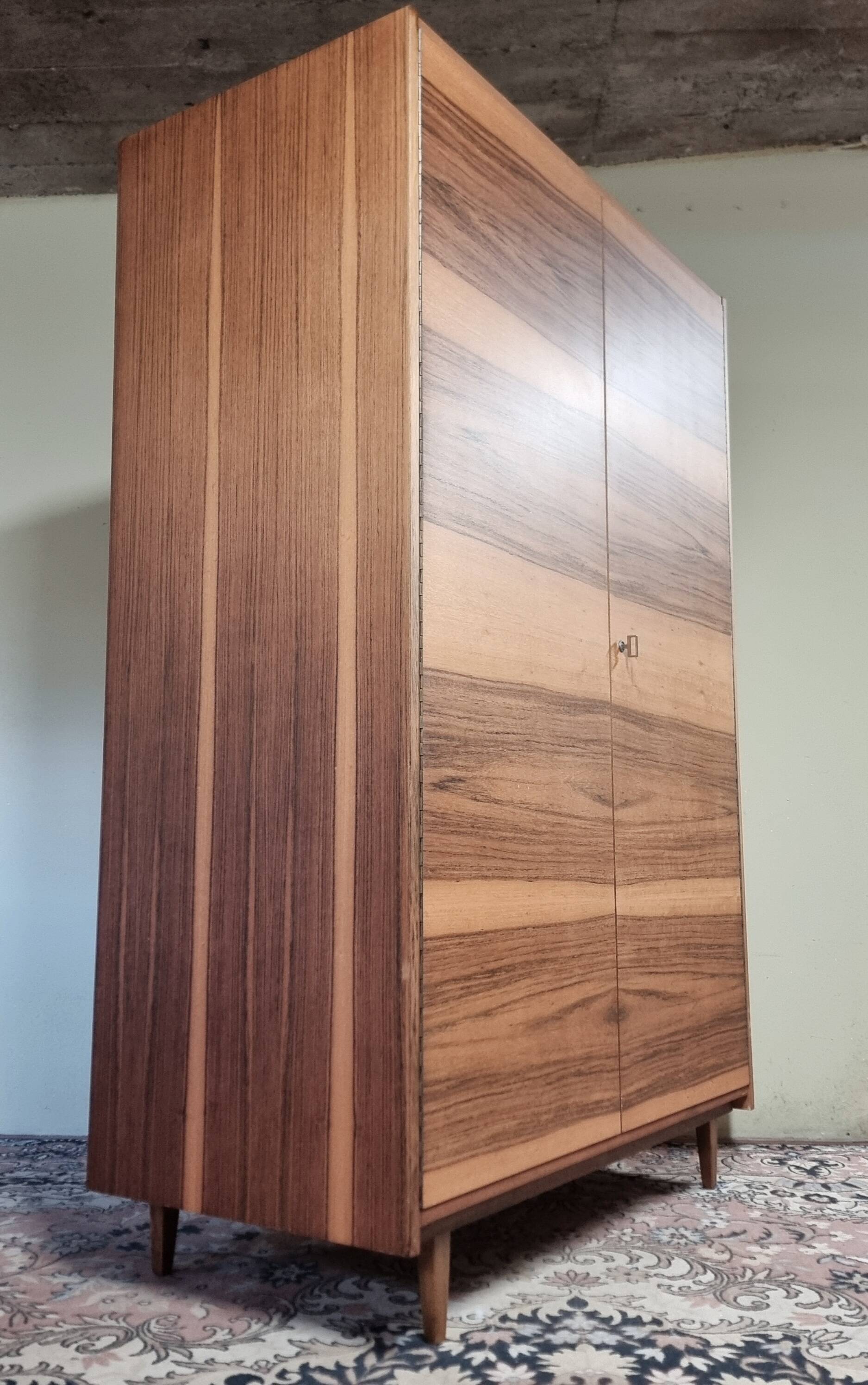Vintage Wardrobe in Walnut, 1970s