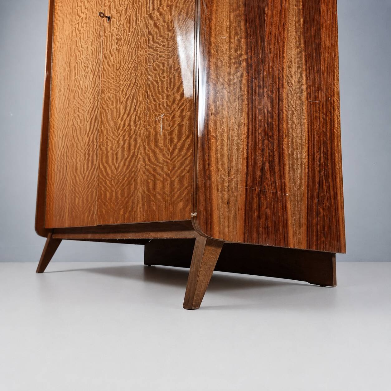 Vintage Wardrobe in Walnut by Tatra Nabytok, 1970s