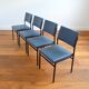 Suite of 4 chairs by Gijs Van Der Sluis 1950s