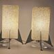 Paire de lampes de table rares des années 1970 Pokrok Zilina, Rocket.