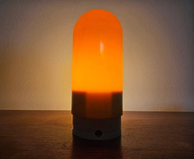 Rare Midcentury Space Age Table or Wall Lamp Astronaut, Italy, 1970s