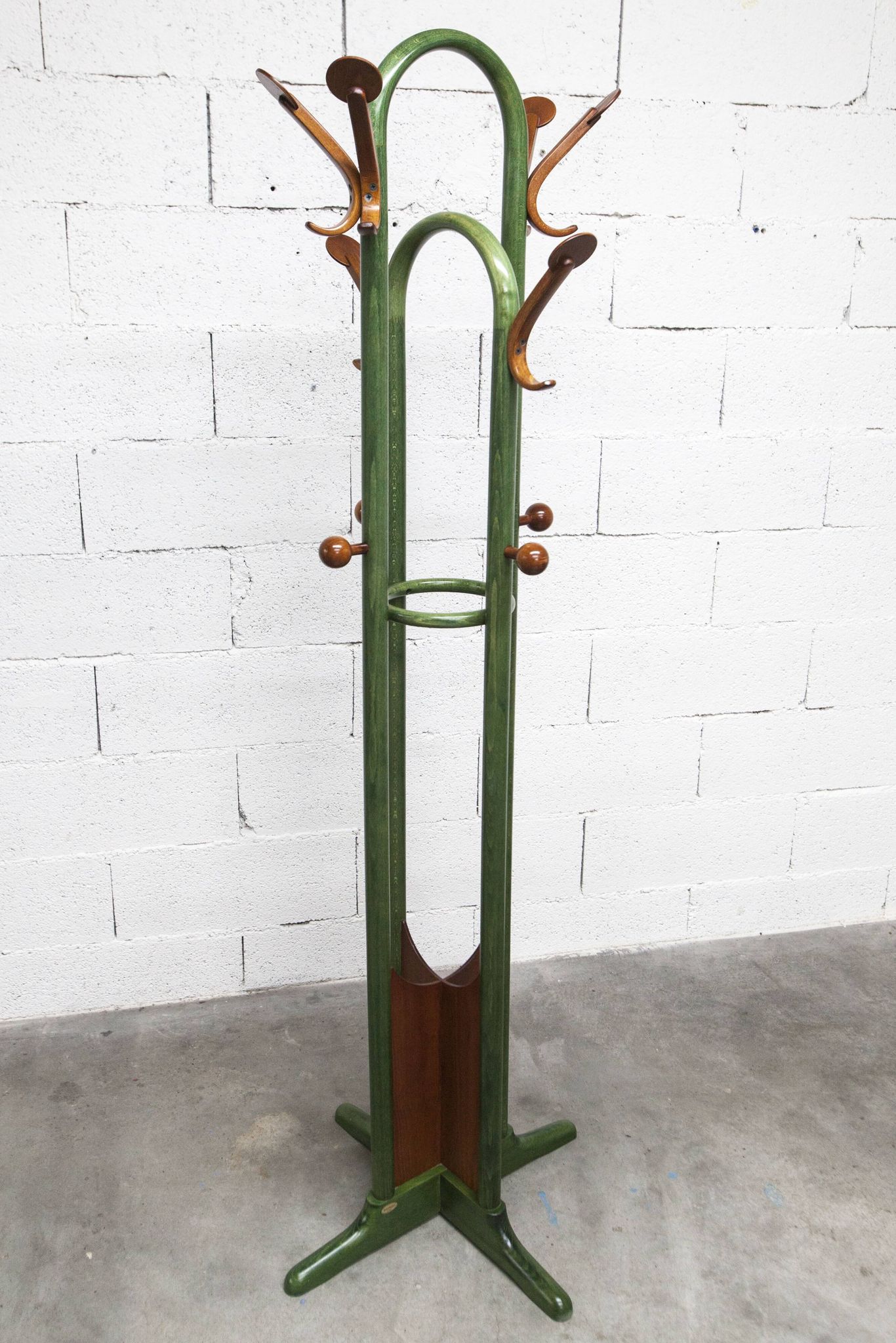 Rare portemanteau perroquet Baumann modèle Dièse 1990