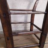 Old country folk art armchair