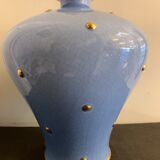 Cracked lamp foot, Longwy enamel Recollets, Beads model
