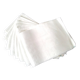 8 White damask linen napkins 55 x 59 cm