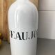 "Beaujolais" white ceramic bottle